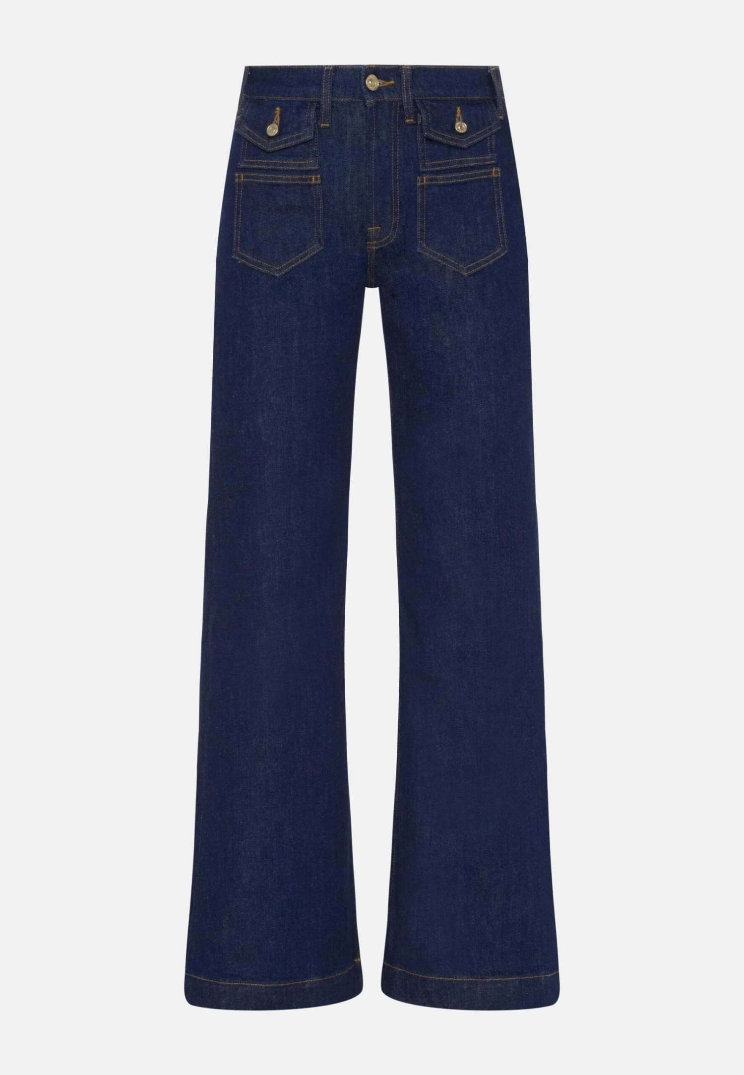 7 For All Mankind Explorer Modern Dojo - Jean Flare - Dark Blue 8 7 For All Mankind Explorer Modern Dojo - Jean Flare - Dark Blue – Image 6