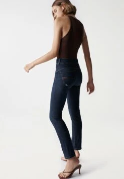 Secret Push - Jean Slim - Blue -Stradivarius Soldes 57f393a3f93f405aa89b73d249190486