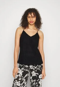 Vero Moda Tall Vmhoney Singlet - Débardeur - Black