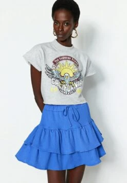 Trendyol Jupe Trapèze - Blue