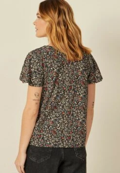 Umweltfreundliches - T-Shirt Imprimé - Noir -Stradivarius Soldes 5b6c69f013a941b7977acc5a5bb3b889