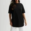 New Look Short Sleeve Oversized - T-Shirt Basique - Black