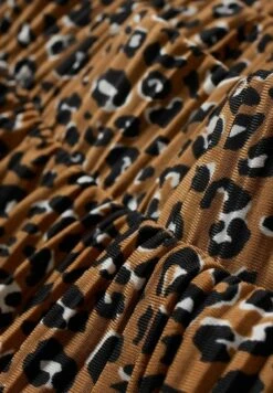 Jupe Plissée - Brown -Stradivarius Soldes 5e68f19bc106425ea89e8d344d06e0ec