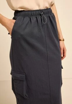 Next Cargo Drawstring Waist - Jupe Longue - Charcoal Grey -Stradivarius Soldes 5ebbfae1f035417887b127bcad4ce6ff