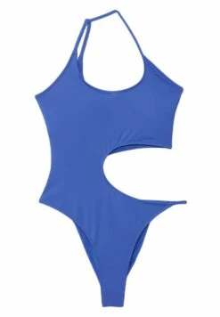 Stradivarius Asymmetric Cut-Out - Maillot De Bain - Blue -Stradivarius Soldes 5f50481faebd4165ae8273eeafc655a2