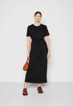 Selected Femme Slfessential Ankle Tee Dress - Robe Longue - Black -Stradivarius Soldes 5ffdc18c167b4959b58e350ef9249eaa