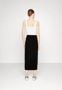 Noisy May Nmcity Long Skirt - Jupe Longue - Black -Stradivarius Soldes 60da34145ce84096b6e632a6a999b135