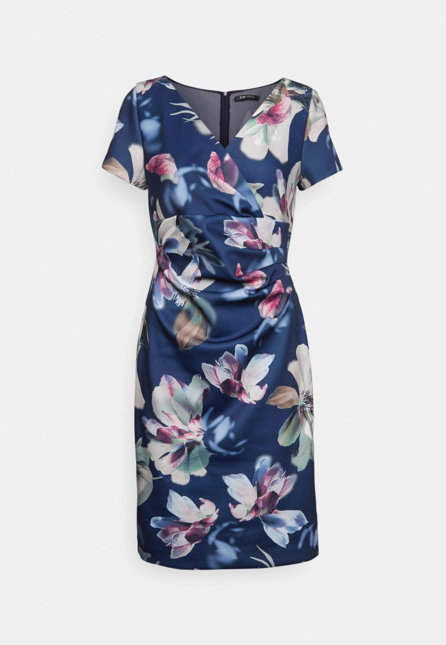 SWING Mit Blumendruck - Robe En Jersey - Navy/Multi-Coloured 7 SWING Mit Blumendruck - Robe En Jersey - Navy/Multi-Coloured – Image 5