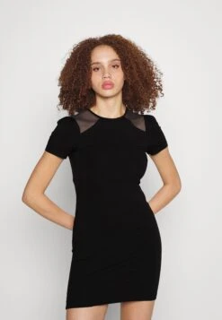 Even&Odd Robe En Jersey - Black -Stradivarius Soldes 61b2bc76319b4234a43cfb4ae3fa65d2