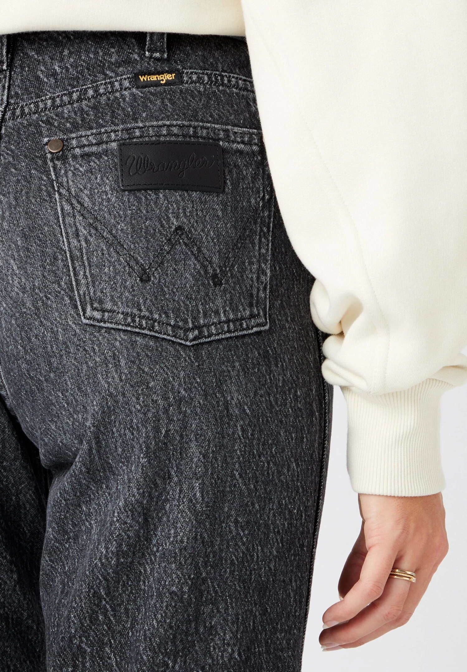 Wrangler Wild West - Jean Droit - Granite 7 Wrangler Wild West - Jean Droit - Granite – Image 5