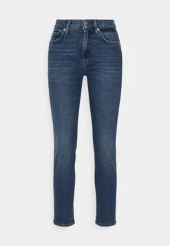 7 For All Mankind Roxanne - Jeans Skinny - Dark Blue -Stradivarius Soldes 64346b7f9cce49988fc3d078392fb200