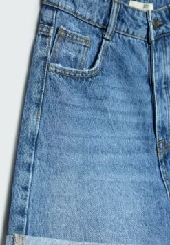 Stradivarius Mom - Short En Jean - Light Blue -Stradivarius Soldes 64ec142375e54159abec04d59ed502ca