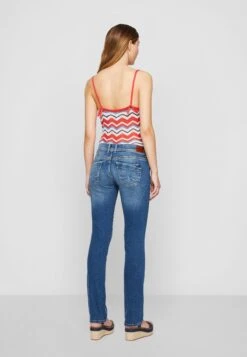 Pepe Jeans Holly - Jean Droit - Denim -Stradivarius Soldes 651b24b371b04edda21bbc417c89fbab