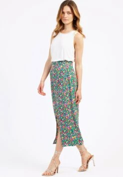 Ginny Printed - Jupe Longue - Cassia Vert 11 Ginny Printed - Jupe Longue - Cassia Vert -Stradivarius Soldes 65b71980238f4204bd8cc0f41371717c