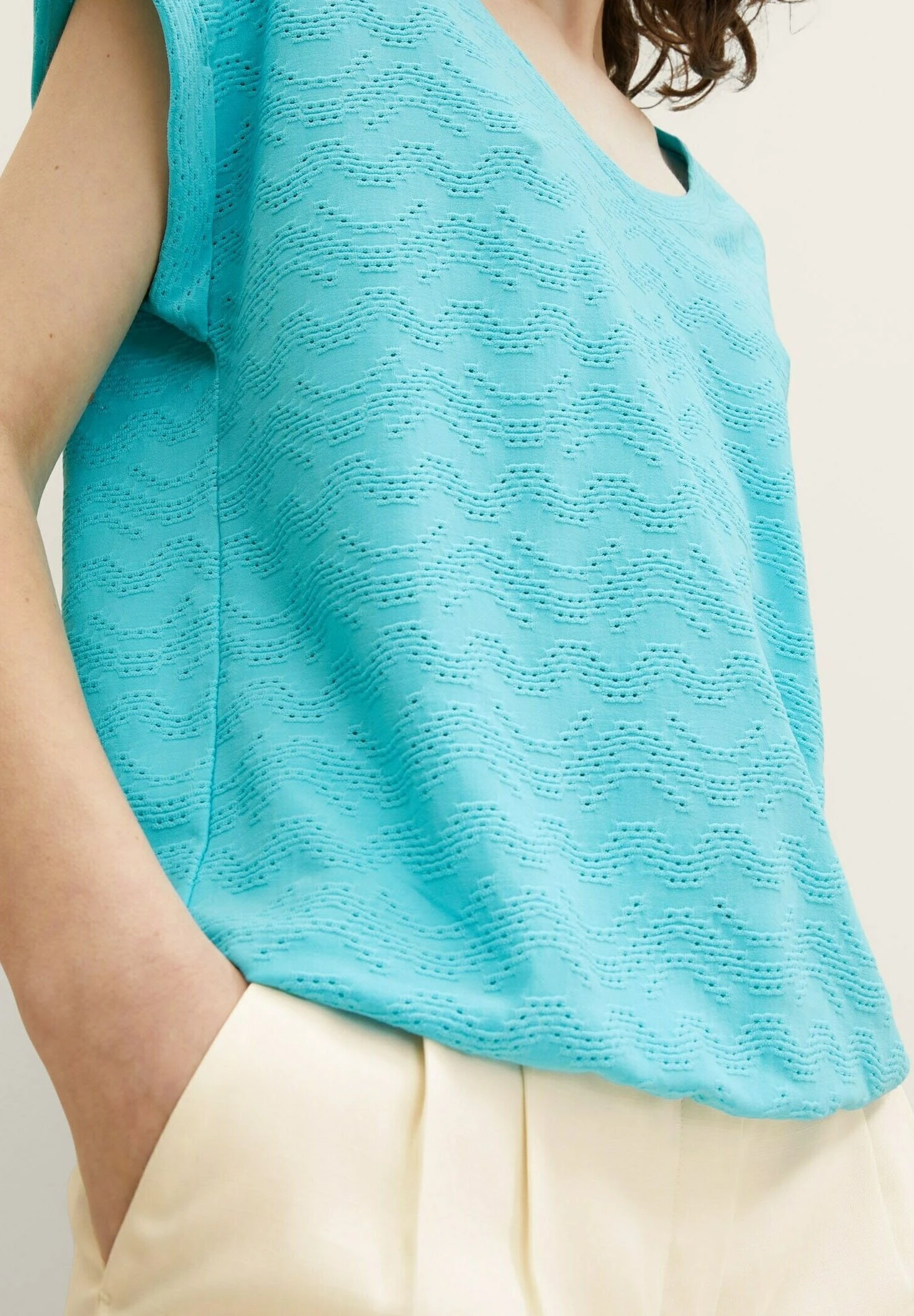 Tom Tailor T-Shirt Basique - Teal Radiance 6 Tom Tailor T-Shirt Basique - Teal Radiance – Image 4