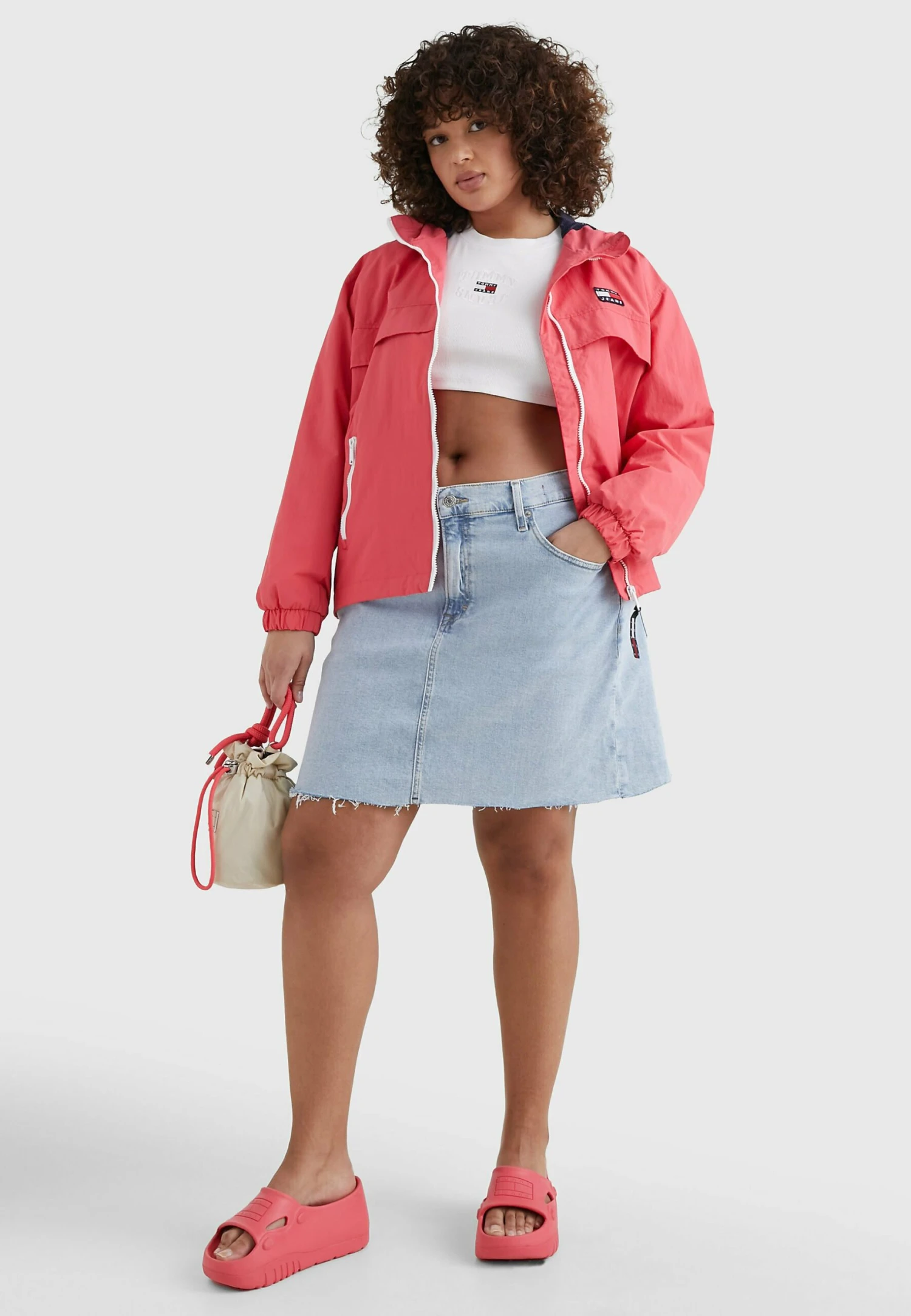 Tommy Jeans Curve Mom Fit - Jupe Trapèze - Denim Light 3 Tommy Jeans Curve Mom Fit - Jupe Trapèze - Denim Light