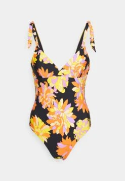 Seafolly Palm Springs Wrap Front One Piece - Maillot De Bain - Black -Stradivarius Soldes 6b028dd3a6cf49c286b3582f244d88db