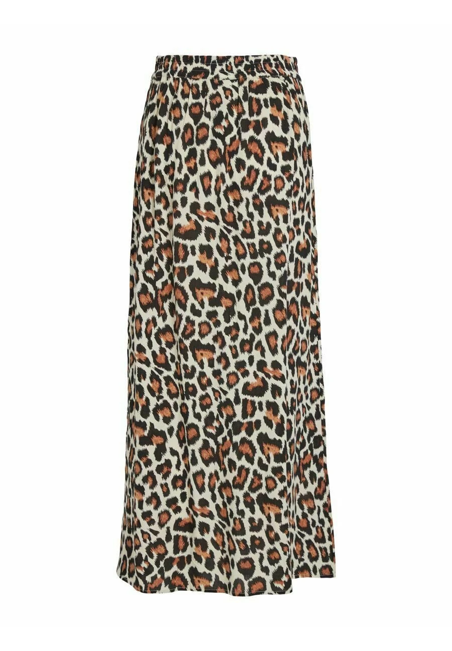 Vila Vimesa Long - Jupe Plissée - Birch 4 Vila Vimesa Long - Jupe Plissée - Birch – Image 2