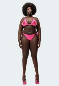 Adidas Originals Ivy Park Sequin Triangle - Haut De Bikini - Shock Pink