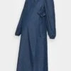 Mamalicious Mllaos Tess Midi Dress - Robe En Jersey - Medium Blue Denim