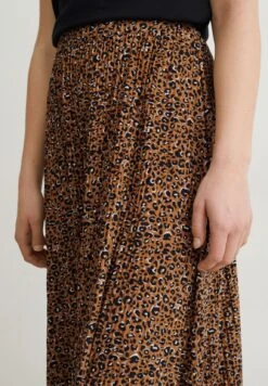 Jupe Plissée - Brown -Stradivarius Soldes 7133f068979e423e9dc34b600b712119