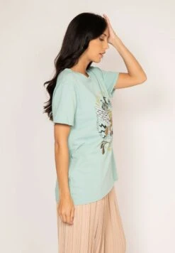 Faigle - T-Shirt Imprimé - Light Green -Stradivarius Soldes 720569a95fe74d7e98831d09625a4947