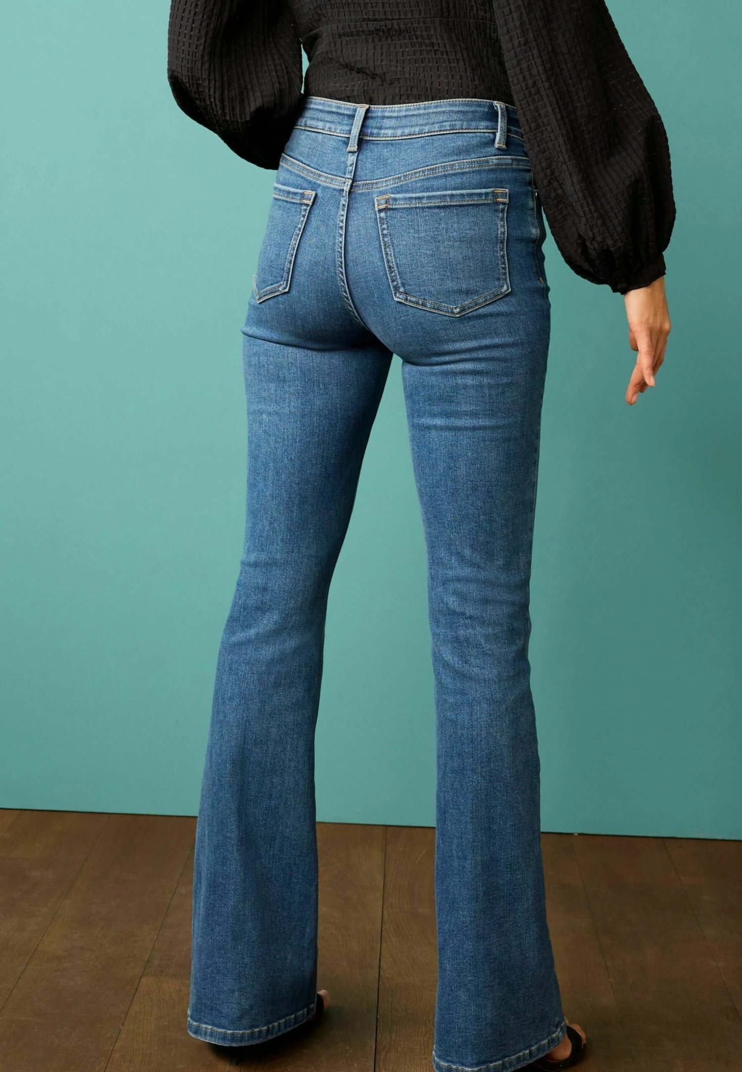 Next Stretch - Jean Bootcut - Dark Blue 4 Next Stretch - Jean Bootcut - Dark Blue – Image 2