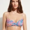 Calzedonia Malaga Soft Padded - Haut De Bikini - Rainbow Zebra -Stradivarius Soldes 727973b104e3423abb1a6bdddfaee9c9