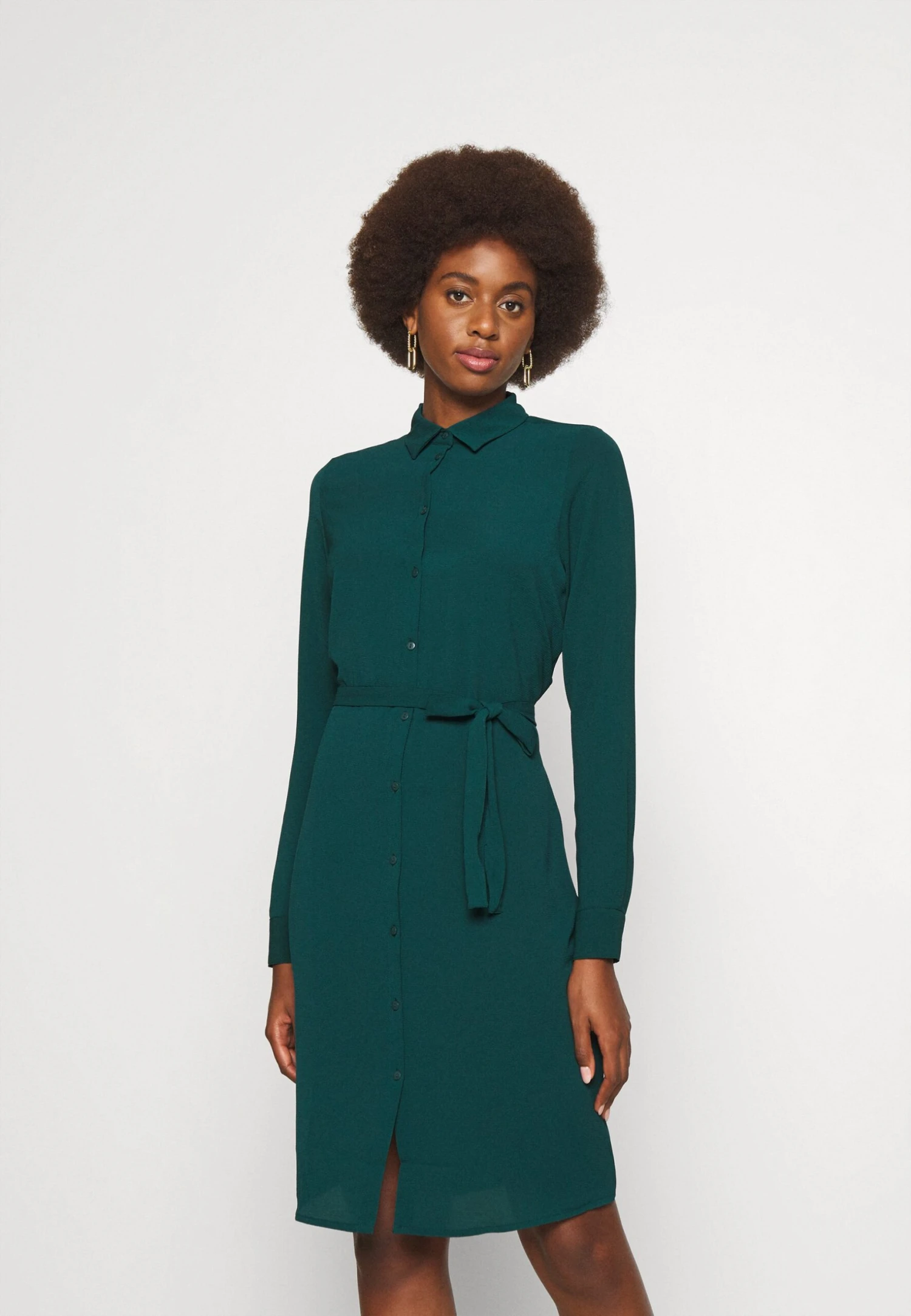 Vero Moda Tall Vmsaga Dress - Robe Chemise - Sea Moss 3 Vero Moda Tall Vmsaga Dress - Robe Chemise - Sea Moss