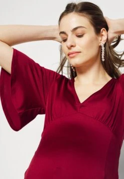 Robe En Jersey - Dark Red -Stradivarius Soldes 757f0946f9304700be2ad6613e645973