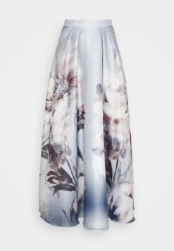 SWING Jupe Longue - Rainy Blue/Multi -Stradivarius Soldes 770d1ae682114f5885aa78041fc61c05