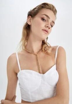 DeFacto Fitted - Débardeur - White 9 DeFacto Fitted - Débardeur - White -Stradivarius Soldes 77893dc9b85e408dad2986af48889028