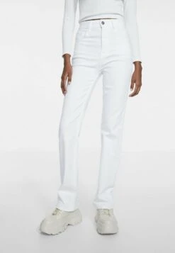 Stradivarius Jean Droit - White