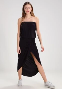 URBAN CLASSICS Bandeau - Robe Longue - Black