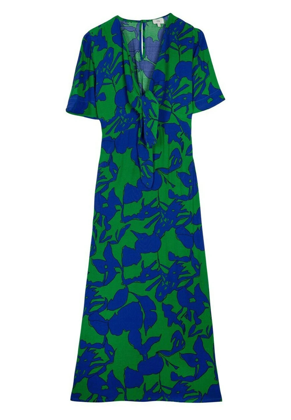 Moritz Printed With Tie - Robe De Jour - Green 7 Moritz Printed With Tie - Robe De Jour - Green – Image 5