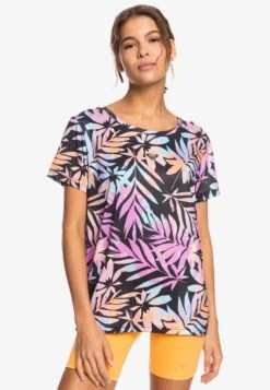 Roxy Signature Moves Funktions - T-Shirt Imprimé - Anthracite Zebra Jungle