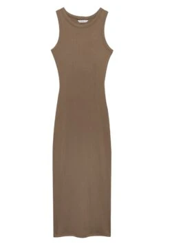Stradivarius Midi - Robe Fourreau - Light Brown -Stradivarius Soldes 81b8276b95ba4438b0db0cbe99bc0d13