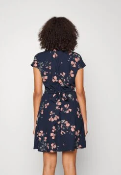 Vero Moda Tall Vmnewhallie S/S Short Dress Exp Tll - Robe De Jour - Night Sky -Stradivarius Soldes 81f64dbb136d44b9b6284444cd4b5e39
