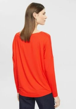ESPRIT T-Shirt À Manches Longues - Red -Stradivarius Soldes 821378c41ca44c7287c2dce2545e1416