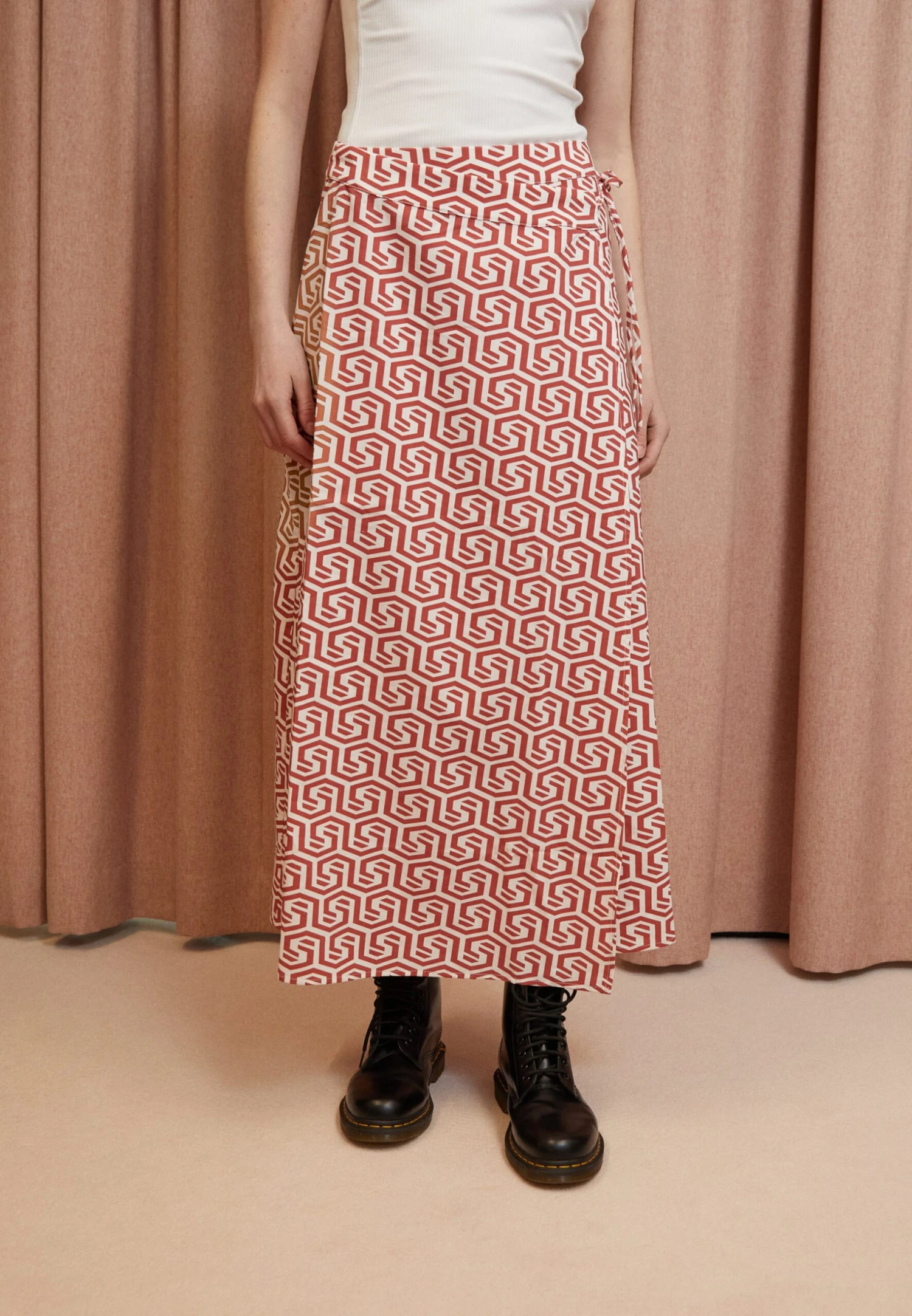 Minimum Yona - Jupe Portefeuille - Mineral Red 3 Minimum Yona - Jupe Portefeuille - Mineral Red