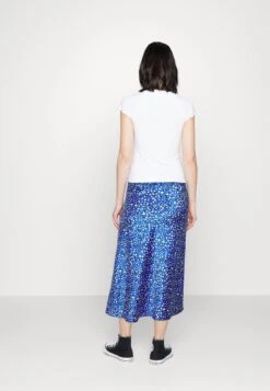 Pieces Pckate Midi Skirt - Jupe Trapèze - Mazarine Blue -Stradivarius Soldes 893642b9858f4d2e90314a6380d9ec22
