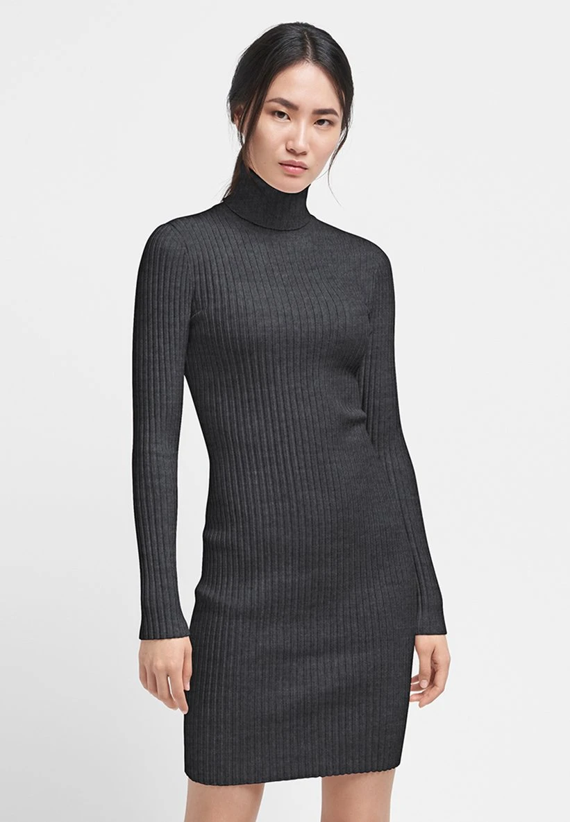Wolford Turtleneck Rib - Robe Fourreau - Anthr. Melé 3 Wolford Turtleneck Rib - Robe Fourreau - Anthr. Melé