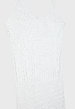 Stradivarius Strappy - Robe Longue - White -Stradivarius Soldes 8bfa47db5e0d47229aa24d38cfe9c89e