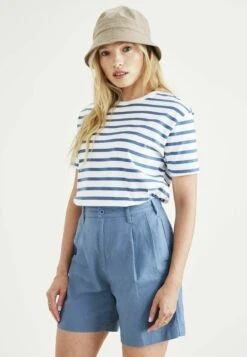 Dockers Regular Fit Crew - T-Shirt Basique - Greenwood Oceanview Stripe Blue -Stradivarius Soldes 8d240e9e2a1144e8b757879a953f26d7