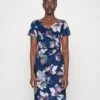 SWING Mit Blumendruck - Robe En Jersey - Navy/Multi-Coloured 1 SWING Mit Blumendruck - Robe En Jersey - Navy/Multi-Coloured -Stradivarius Soldes 8f8a3750966f4b89b06aaa952c7063ca