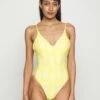 Seafolly Corsica V Neck One Piece - Maillot De Bain - Citron