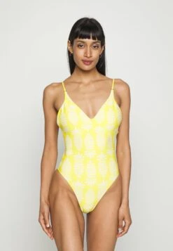 Seafolly Corsica V Neck One Piece - Maillot De Bain - Citron