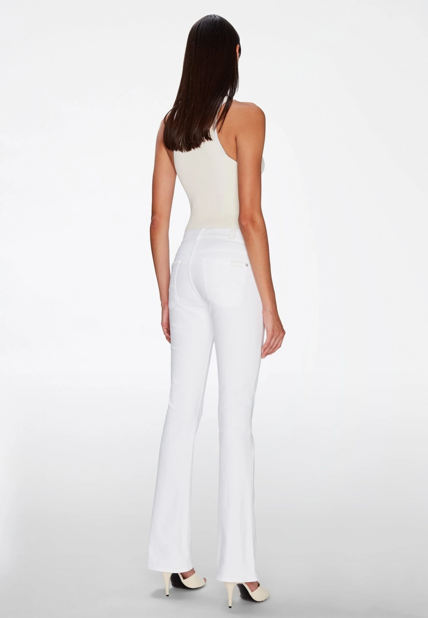 7 For All Mankind Jean Bootcut - White 5 7 For All Mankind Jean Bootcut - White – Image 3