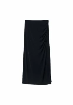 Stradivarius Gathered - Jupe Longue - Black -Stradivarius Soldes 93d3e019e98e4eaf9db2554273e47399