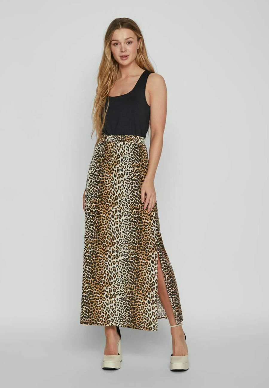 Vila Basic - Jupe Longue - Beige 4 Vila Basic - Jupe Longue - Beige – Image 2